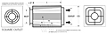 Advanced Acoustical Cones with Square Outlet